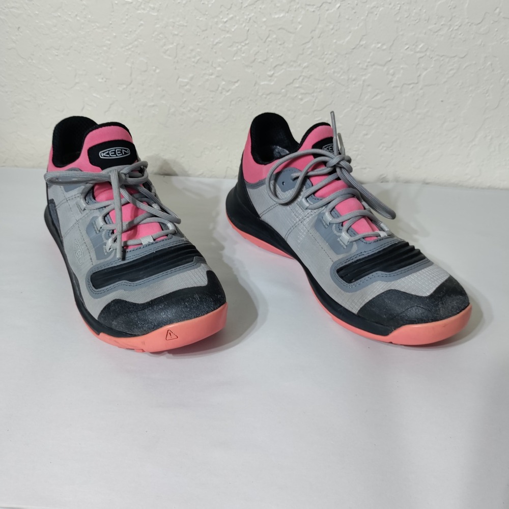 Keen NXIS Speed Womens Hiking Shoes Grey Pink Low Top Sneakers 1024860 Size 8.5 - Picture 3 of 8